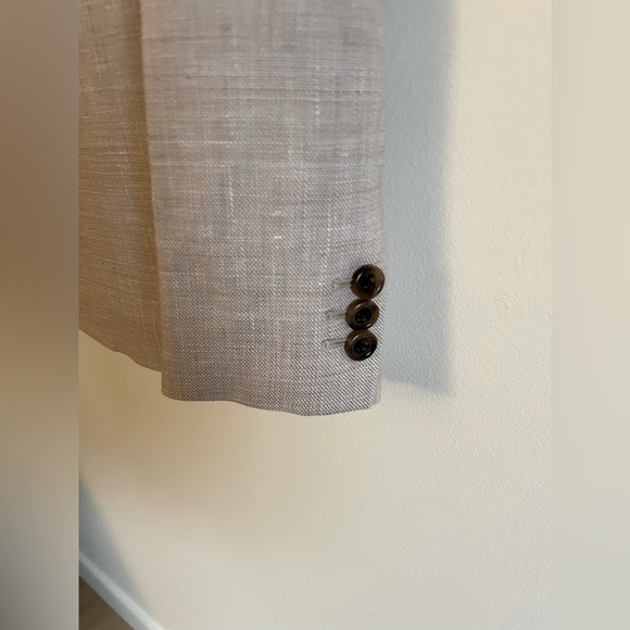 J crew Linen Blazer Size 2 - Picture 4 of 5